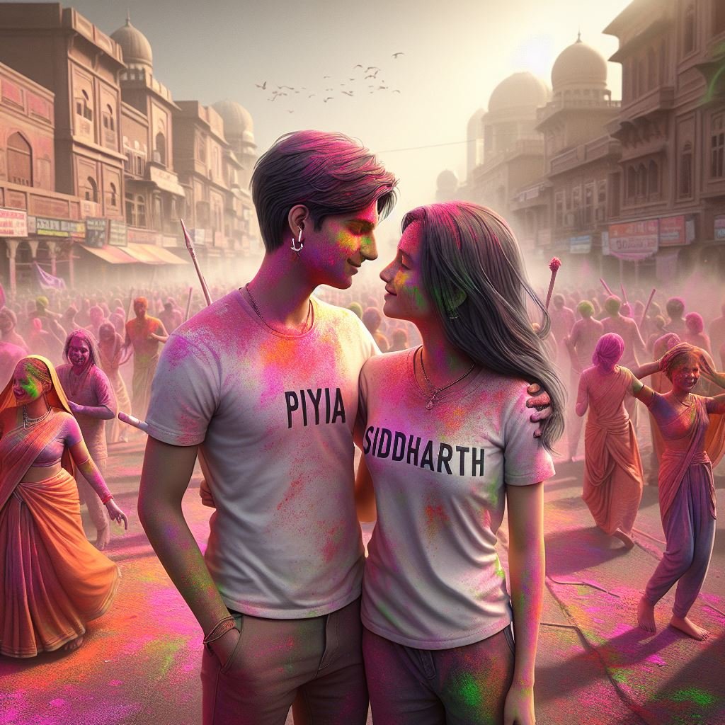 Happy Holi Ai photo