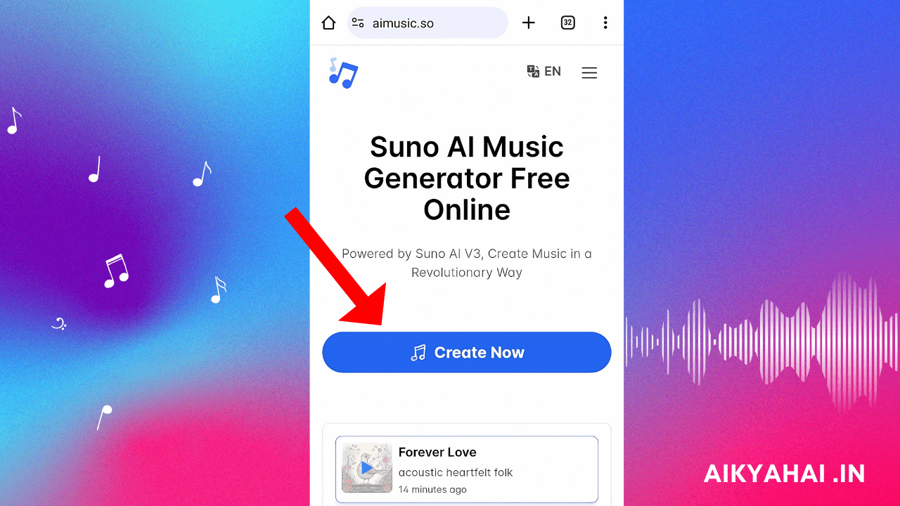 SUNO AI: MUSIC GENERATOR WITH AI FREE ONLINE