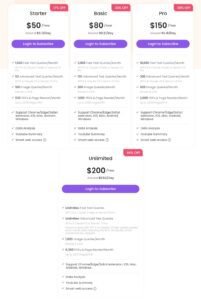 Sider Ai Pricing plans